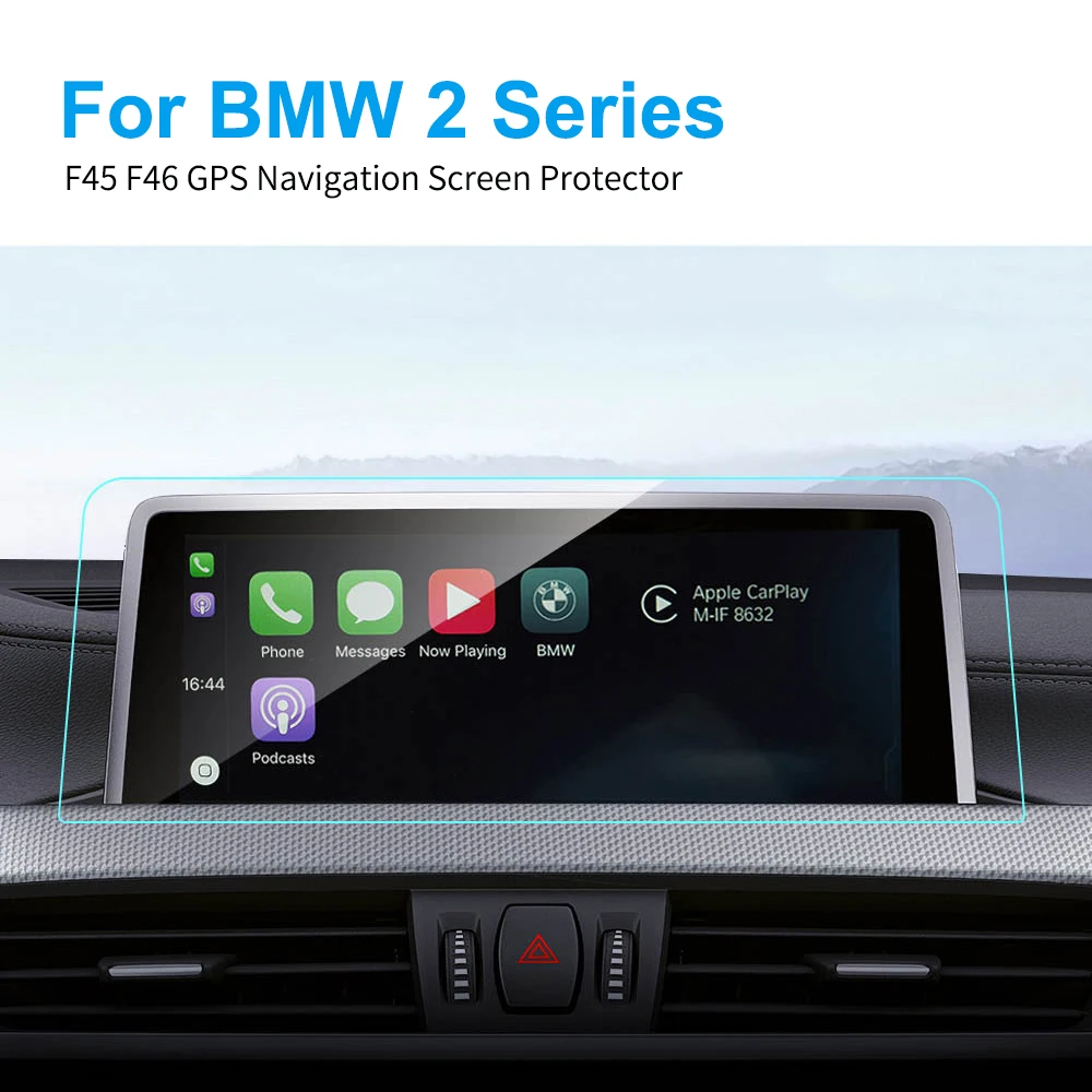 6,5 8,8 дюймов Автомобильный gps навигационный экран протектор для BMW F45 F46 Gran Active Tourer 2 серии Авто защитная пленка из закаленного стекла