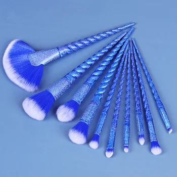 

New Makeup Brushes Set 10 Pcs Unicorn Make Up Brush Beauty Tools For Cosmetic Foundation Powder Blusher Eyeshadow Eyebrow
