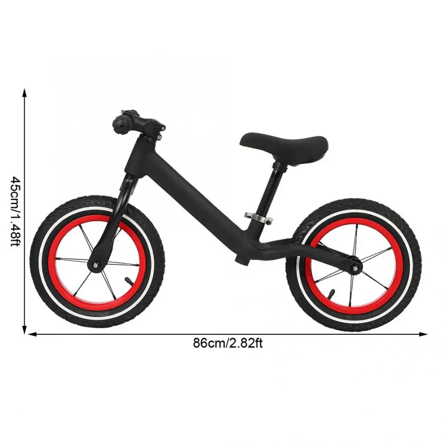 Excellent 12 inch Children Bicycle Shockproof Balance Scooter Sliding Bike No Pedal Load 70kg Bicycle For 2-6 Years Old Kids Bike 7