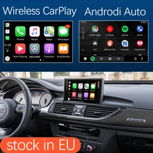 Apple CarPlay inalámbrico Android interfaz para coche para Audi A6 A7 2013 2018, con funciones Mirror Link AirPlay Car Play USB HDMI