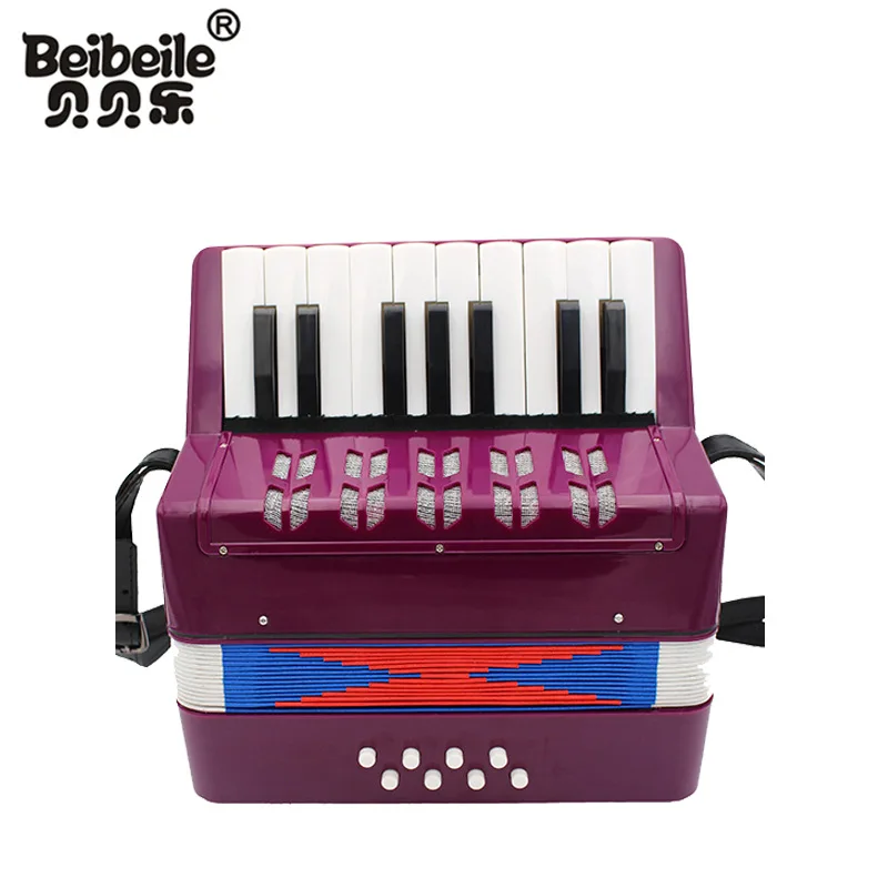 17 ключ 8 Бесс пианино аккордеон Образовательный музыкальный инструмент для студентов начинающих детские инструменты музыкальные Аккордеоны - Цвет: violet