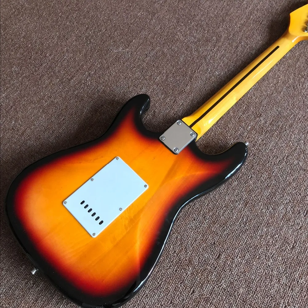 Custom shop,ST Sunburst electric guitar,handwork 6 Strings guitarra,stratocastre gitaar Rosewood fingerboard199 (4)