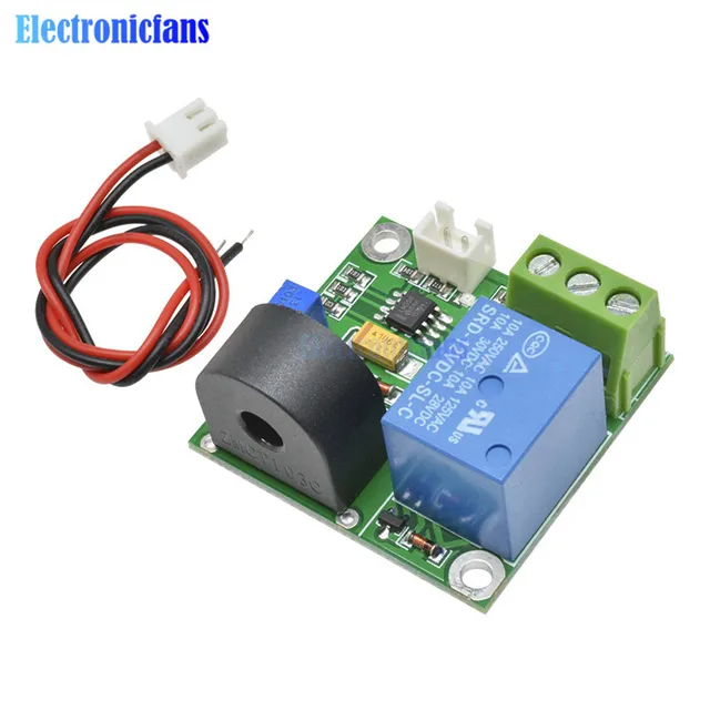 DC 12V AC 0-5A Current Detection Sensor Module Switch Output Test Line