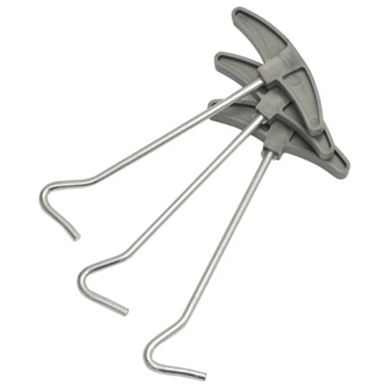 Outdoor Camping Tent Peg Stake Hammer Puller Metal Awning Stakes Hooks Remover Lifter Extractor Nail Puller Tool