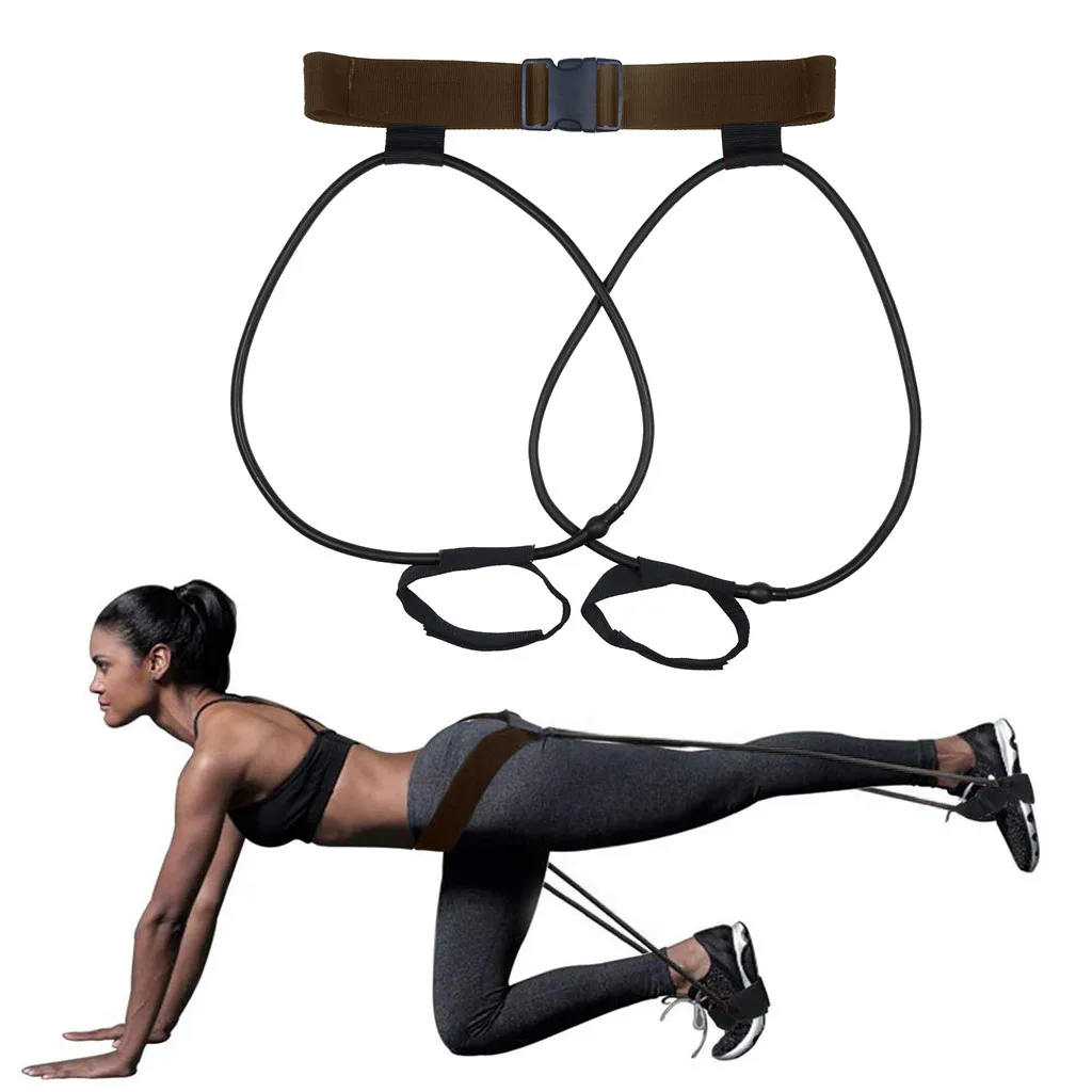 

Yoga Pull Band Stretching Belt Exercise Resistance Booty Band For Legs And Butt Natural tension elastic band elastic exercise