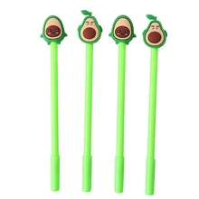 

36pcs Japanese Kawaii Avocado Pens Cute School Pen Funny Blue Ink Kids Girl Stationery Office Journal Accessory Kawai Stationary