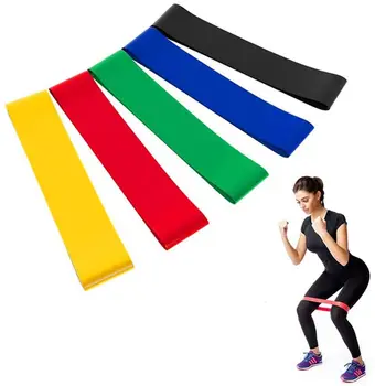 

Yoga Resistance Bands Set Exercise Bands Resistance Rubber Bands Fitness Equipment Pilates Sport Training Workout Home Indoor