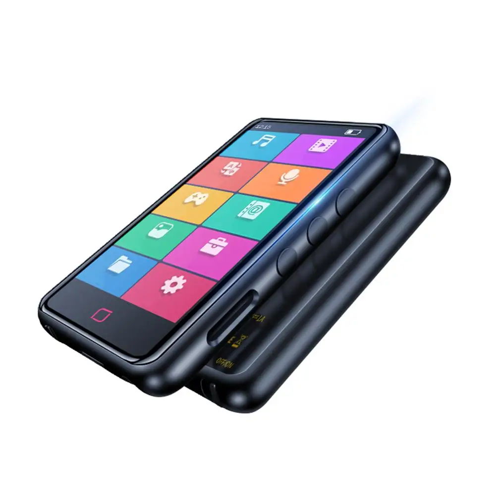 Bluetooth MP3-плеер портативный Полный сенсорный экран ультратонкий fm-радио видео плеер для студентов 8G памяти