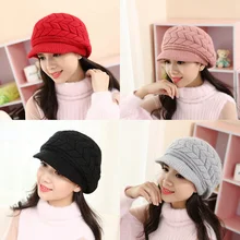 Высокое качество, 1 шт., новинка, Осень-зима, берет, шапка, s, для женщин, девочек, модная шерстяная, газетчик, художника, плоская шапка, 5 цветов