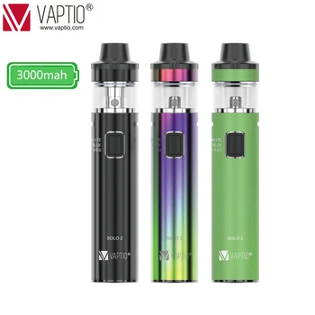 

Electronic Cigarette vaporizer 3000mah Built in Battery vape 4.0ml/2.0ml Vaptio SOLO 2 Kit e cigarette starter kit vs C2 KIT