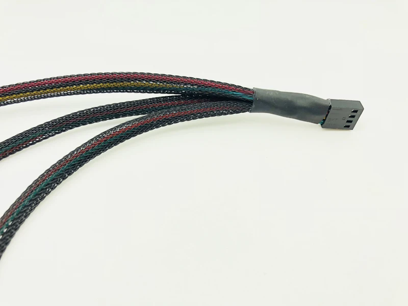 5 шт. 4Pin разветвитель кабеля 1 до 3 PWM 4 P разъем 3/4 Pin вентилятор с ШИМ управлением