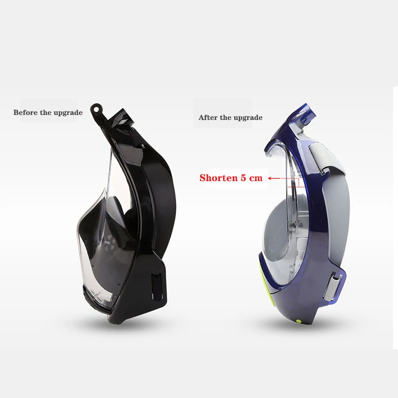 Full Face Scuba Diving Mask Underwater Anti Fog Goggles For Child Adult Swimming Snorkeling Mask With Camera Mount Full-dry Mask