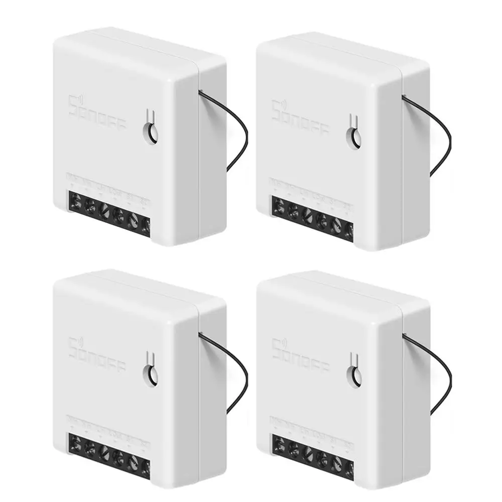 

1/2/4Pcs Sonoff MINI DIY Smart Switch Small Ewelink Remote Control Wifi Switch Support An External Work With Alexa Google Home