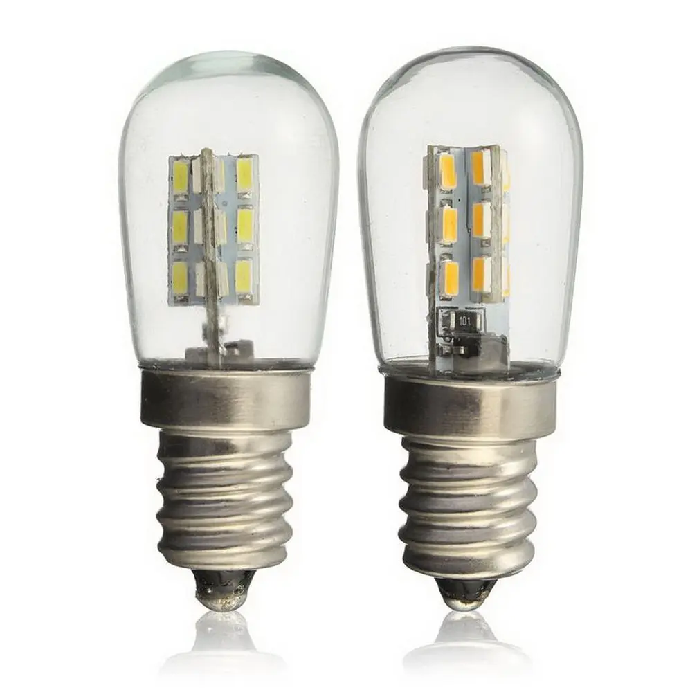 Ac220/ac110vled Bulb E12 E14 Smd 24 Led High Brightness Glass Lampshade Pure Warm White Lamp For Sewing Machine Refrigerator Ac220/ac110vled Bulb E12 E14 Smd 24 Led High Brightness Glass Lampshade Pure Warm White Lamp For Sewing Machine Refrigerator