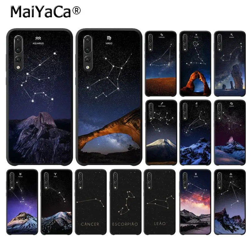 Чехол для телефона MaiYaCa Zodiac Signs constellation Star Mountain Huawei P10 plus 20 pro P20 lite mate9 10 honor view10 |