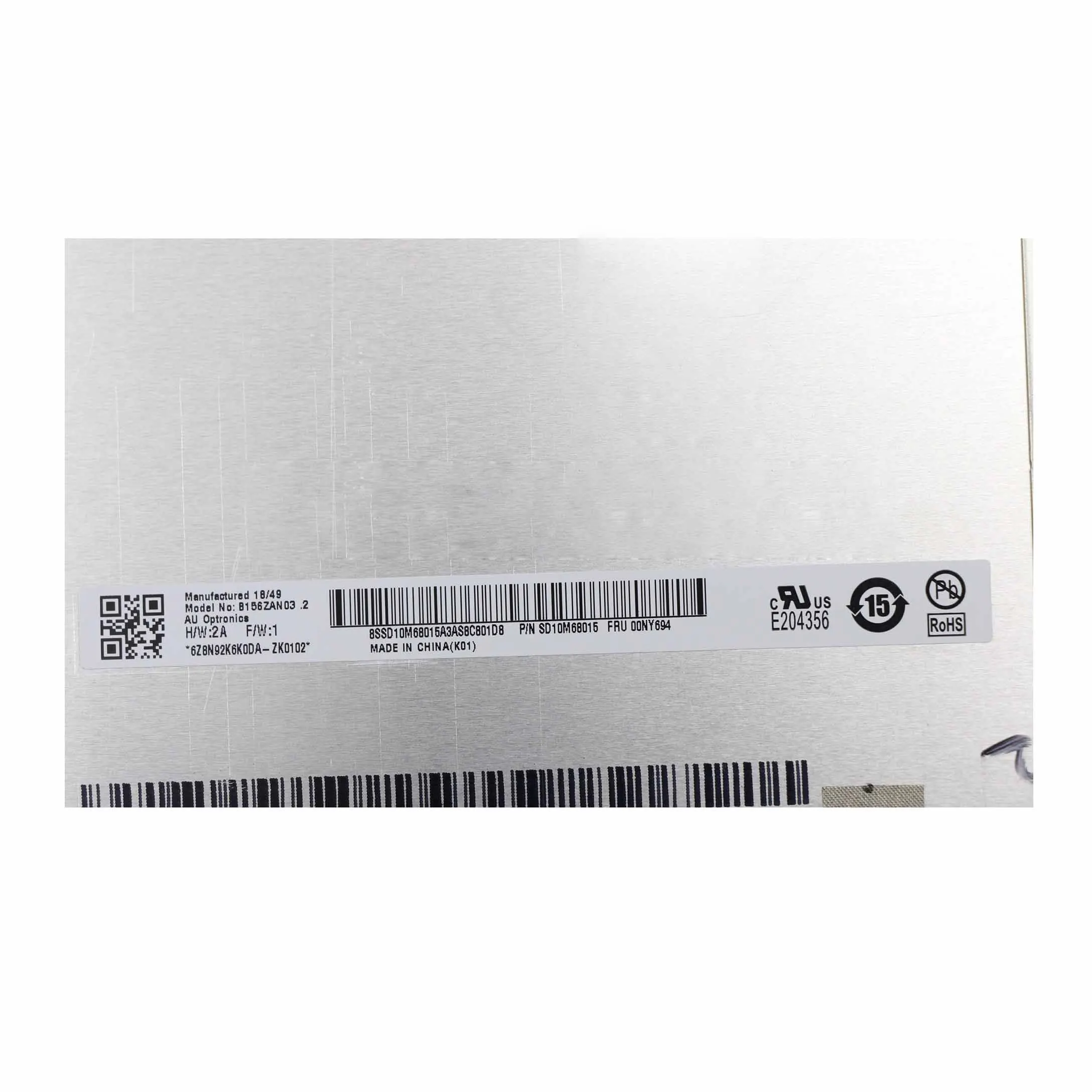 B156ZAN04.2 01YN137 01YN138 для T590 P53s P53 ThinkPad P1 Gen 2 X1 Экстрим 2nd 40pin LQ156D1JW42 00NY696 B156ZAN03.2