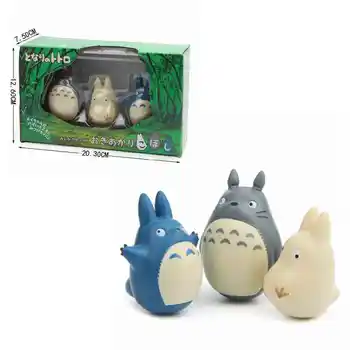 

Anime Totoro Cute Figures Toy Studio Ghibli Miyazaki Hayao My Neighbor Totoro PVC Collectible Model Toys for Children Kids Gift
