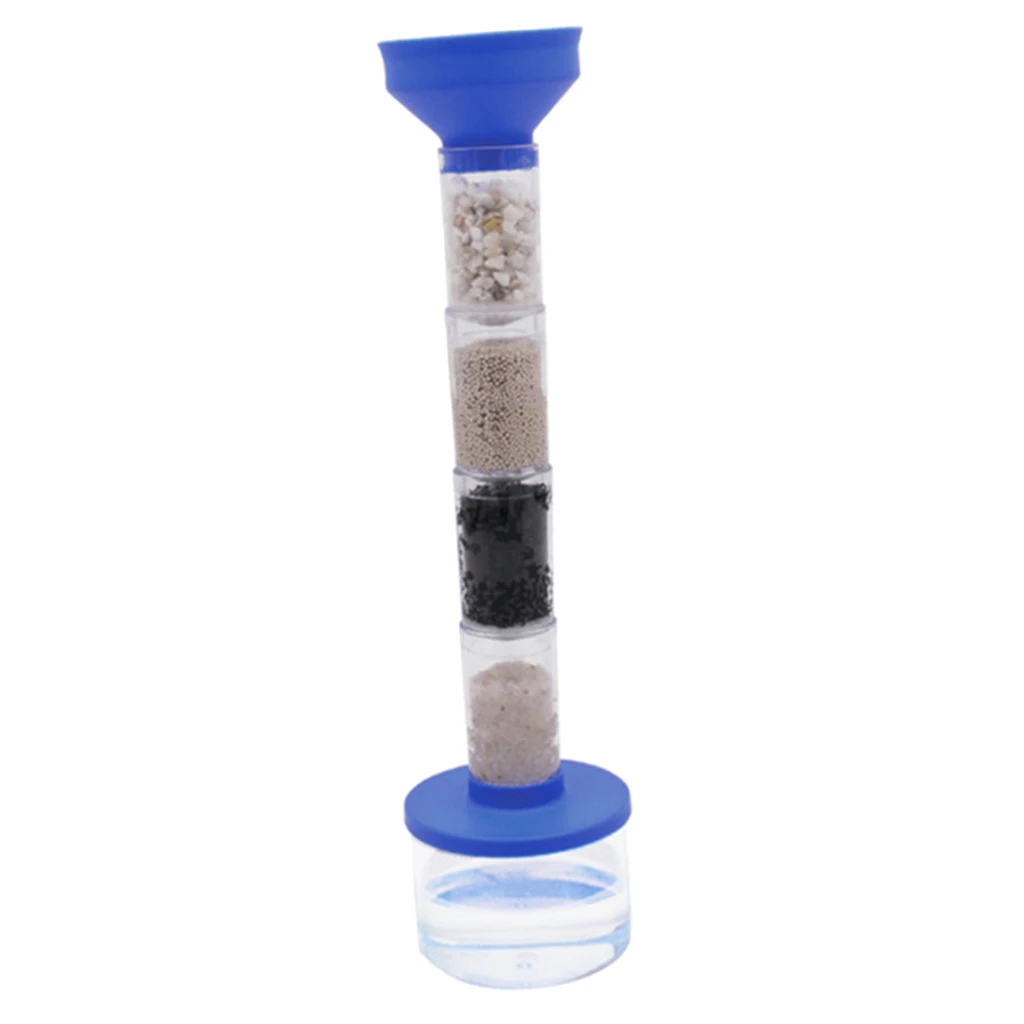 Kids Science Learning Kit DIY Water Purifying Device Assembled Toy School Teaching Supplies