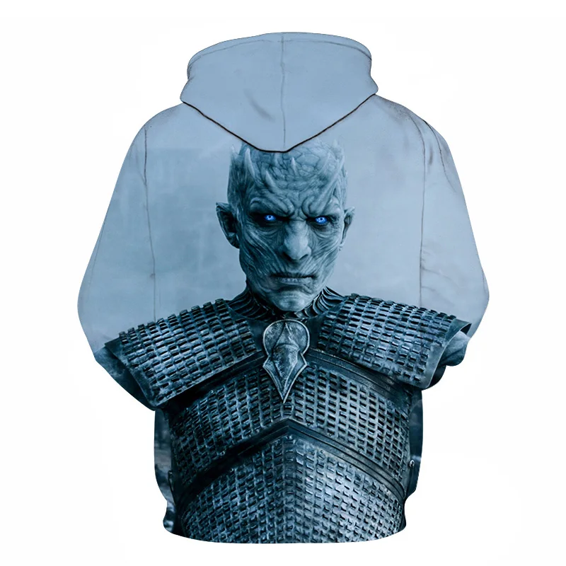 New Movie Game of thrones Hoodie Men Women All characters Cosplay 3d Sweatshirts Hoodies Casual Men Streetwear Pullover 6XL