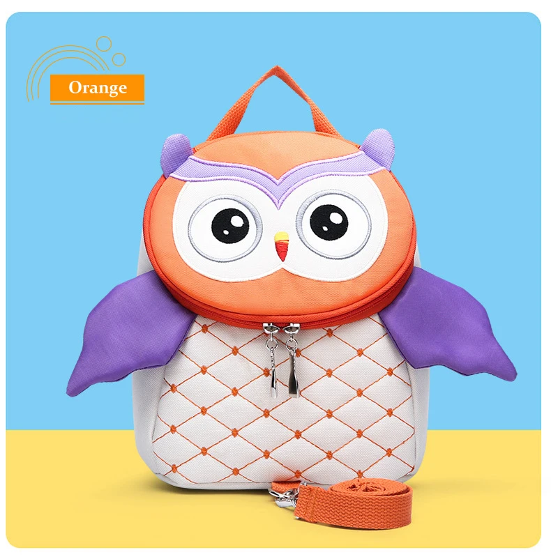 3DCute с узором в виде совы для детей хлопковая сумка для детей пижамы для мальчиков и девочек, детская одежда для сна, рюкзaк мyльтяшный нa школьная сумка анти-потерянный детский сад Рюкзаки Высокое качество Mochila