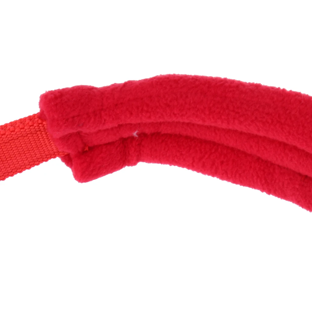 Soft Padded Adjustable Horse Head Collar Halter Middle Size Fits for 1.3-1.5m Height Horse and 2.5m Braided Horse Lead Rope