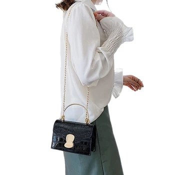 

Women Small Bags Solid Color Stone Pattern Multipurpose Crossbody Bag Female PU Leather Wear-resistant Single Shoulder Bag