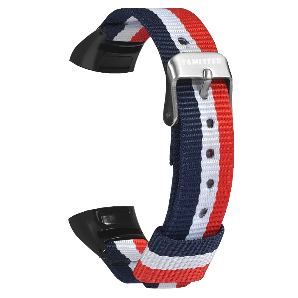 Для huawei Honor Band 5 браслет Холст Ремешок Замена Smartband ремень для Honor Band 4 5 NFC Фитнес браслет ремешок для спортивных часов - Цвет: Red1