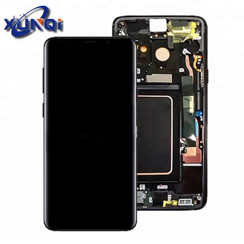 

Hotting Cell phone parts for S9 lcd display with frame assembly New lcd touch screen for samsung galaxy s9 G960 lcd #XQE