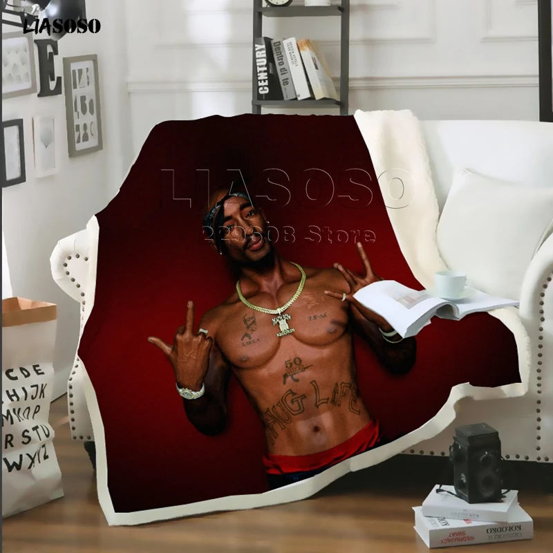 12 Рэппер 2pac Tupac/Biggie Smells путешествия молодежное постельное белье Узорчатое набивное одеяло покрывало для мальчика девочки путешествия одеяло квилт для софы - Цвет: 12