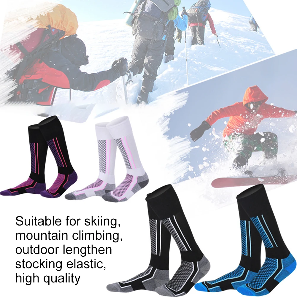 Men Women Winter Outdoor Sports Snowboard Skiing Thicken Warm Thermal Tube Socks Warm Bike Socks Outdoor Sports Ski Cycling Sock