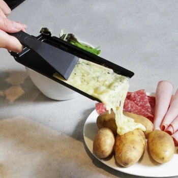 

Grill Cheese Raclette Set Non-stick Griller Mini BBQ On Board Cheese Baked Cheese Swiss Iron Oven Melting Cheese Pan Tray