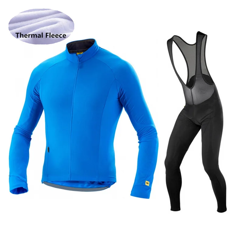 Jerseys and pants Mavic Pro team зимний комплект из Джерси с длинным рукавом для велоспорта, одежда для горного велосипеда, Теплая Флисовая одежда для велоспорта, Майо Ropa Ciclismo - Цвет: Jerseys and pants