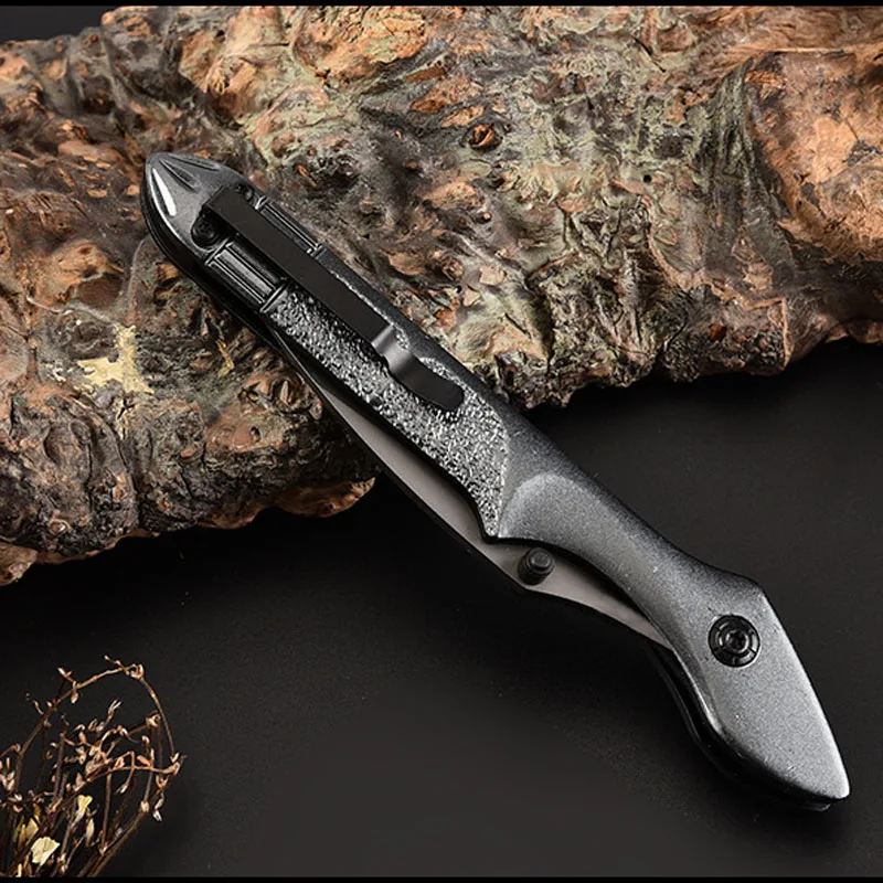 Портативный нож для самообороны, Походный нож, Походный нож для охоты, карманный Змеиный Фруктовый нож, инструмент для выживания на открытом воздухе, складной нож