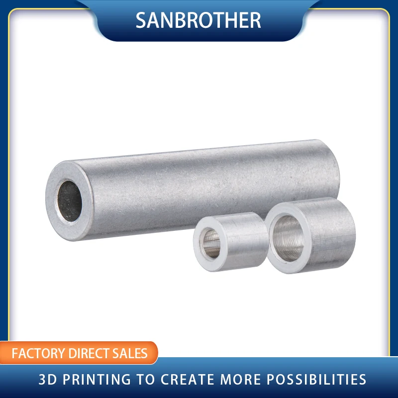 Opensource Aluminium Spacer V-Slot Isolation Column Separate Pillar Quarantine Bore 5MM Reprap 3D Print Pulley 3D Printer Parts