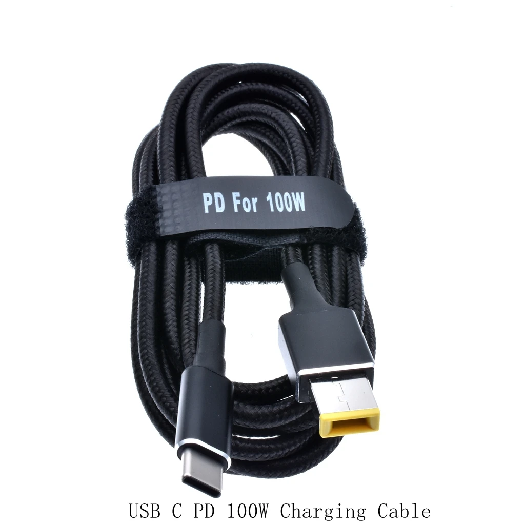 Carregador de Notebook 100w 5a pd para dc 5.5*2.1 5.5*2.5 7.4 5.0*4.5 Adaptador de Gatilho de Decoração Cabo Carregador de Caderno - Imagem 2