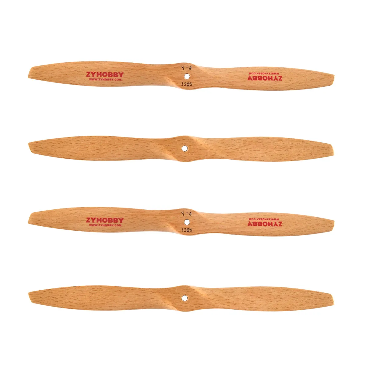 1Pc 13*6 Wooden Propeller CW CCW Prop For Fixed Wing RC Airplane Model