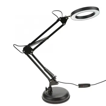 

Foldable LED Desk Lamp Flexible Swing Arm USB Three Tone Office Studio Home Desk Light Tattoo Lamp Nail Art Skin Care
