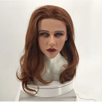 

2020 Hot New Hot Design Transgender Decoration for silicone human Female Mask Realistic Silicone Female Mask