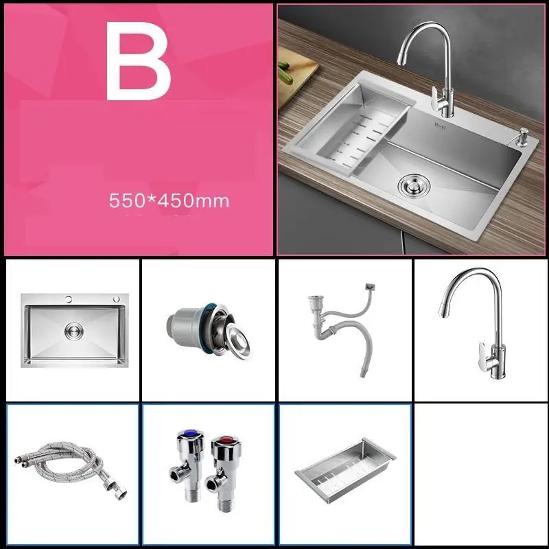 Version X Dissipador Keuken Gootsteen Torneira Gourmet Acero Inox кухня Куба де Cocina Fregadero Pia Cozinha мойка овощей - Цвет: Version X