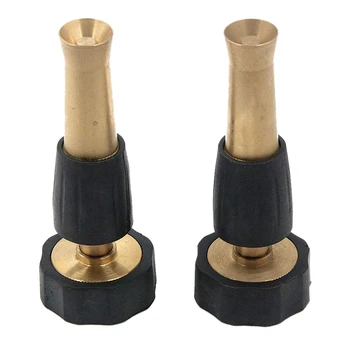 

2 Pack 4-Inch Water Hose Nozzle and Jet Sweeper Sprayer, Adjustable Garden Nozzle,Heavy-Duty Solid Brass Adjustable Spray Patte