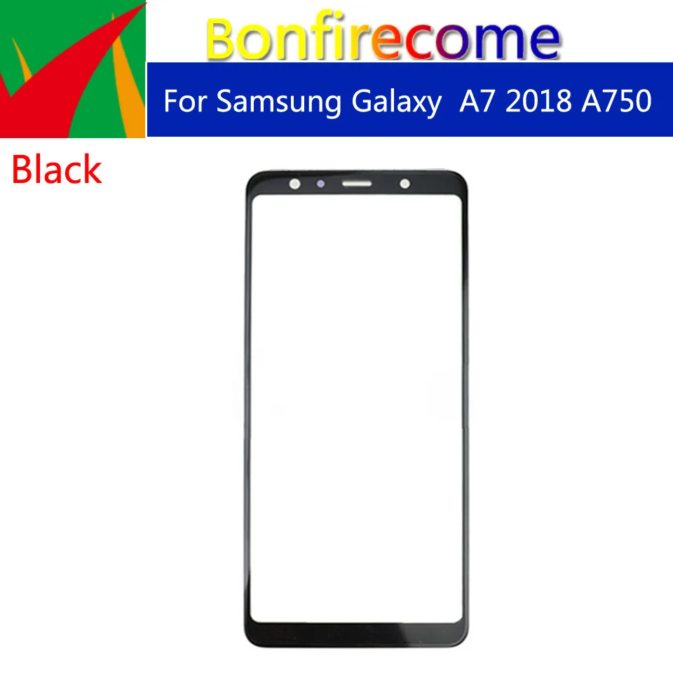 10 шт \ Лот A750 для Samsung Galaxy A7 2018 передняя внешняя стеклянная линза сенсорный экран