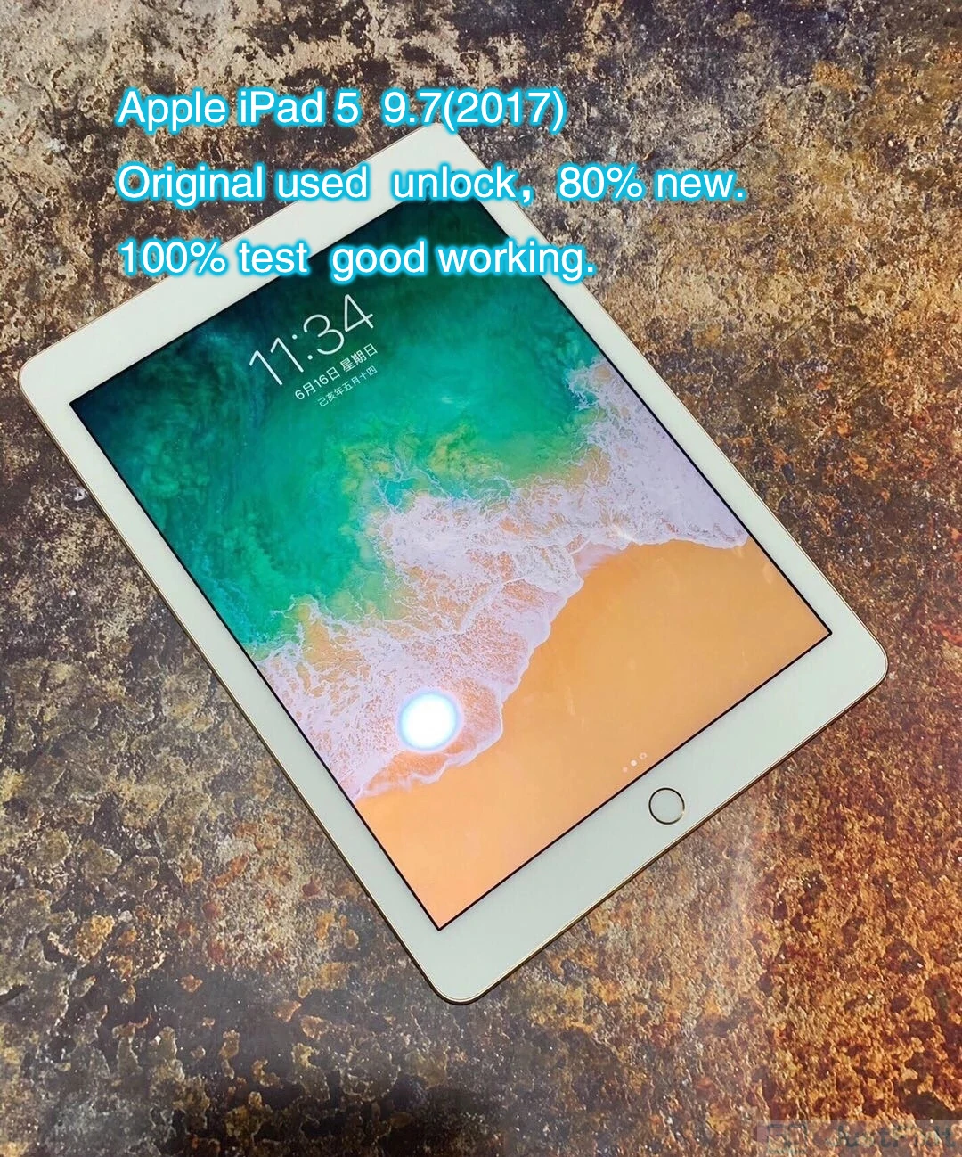 Оригинальный Восстановленный Apple IPad 5 ipad A1823 A1822 5th IPAD 2017 дюйма версия с Wi-Fi черный
