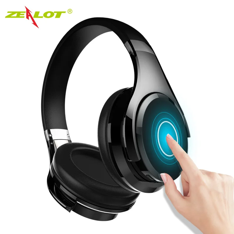 

B21 Deep Bass Portable Touch Control Wireless Bluetooth Over-ear Headphones with Built-in Mic for iPhone 6 6s 7/7 Plus