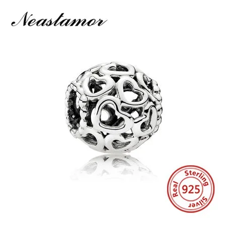 A2134 heart Полый Микки жизнь дерево подвеска в форме короны подходит Pandora браслет или ожерелье с шармами брелок ювелирные изделия для женщин мужчин решений - Цвет: A2134 heart