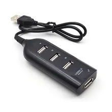 USB2.0 4 Port High Speed HUB Splitter Convenience Portable Mini USB Adapter For PC Laptop Windows Win 7/8/XP Mutiply Interface