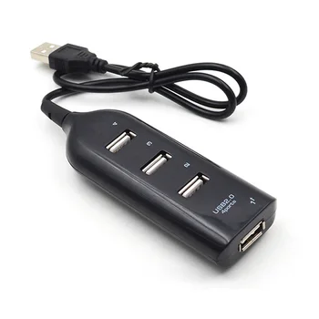 

USB2.0 4 Port High Speed HUB Splitter Convenience Portable Mini USB Adapter For PC Laptop Windows Win 7/8/XP Mutiply Interface