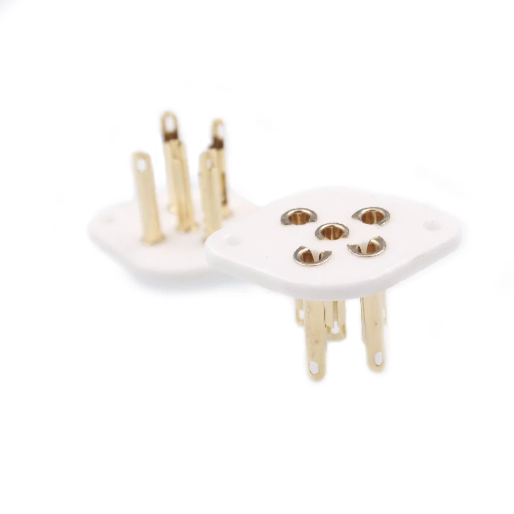 5pin O5A Ceramic tube socket for PX4 PX25 1701 PX5 PA40 RE134 RE144 REN804 Vintage Hifi Audio Tube Amplifier DIY 5