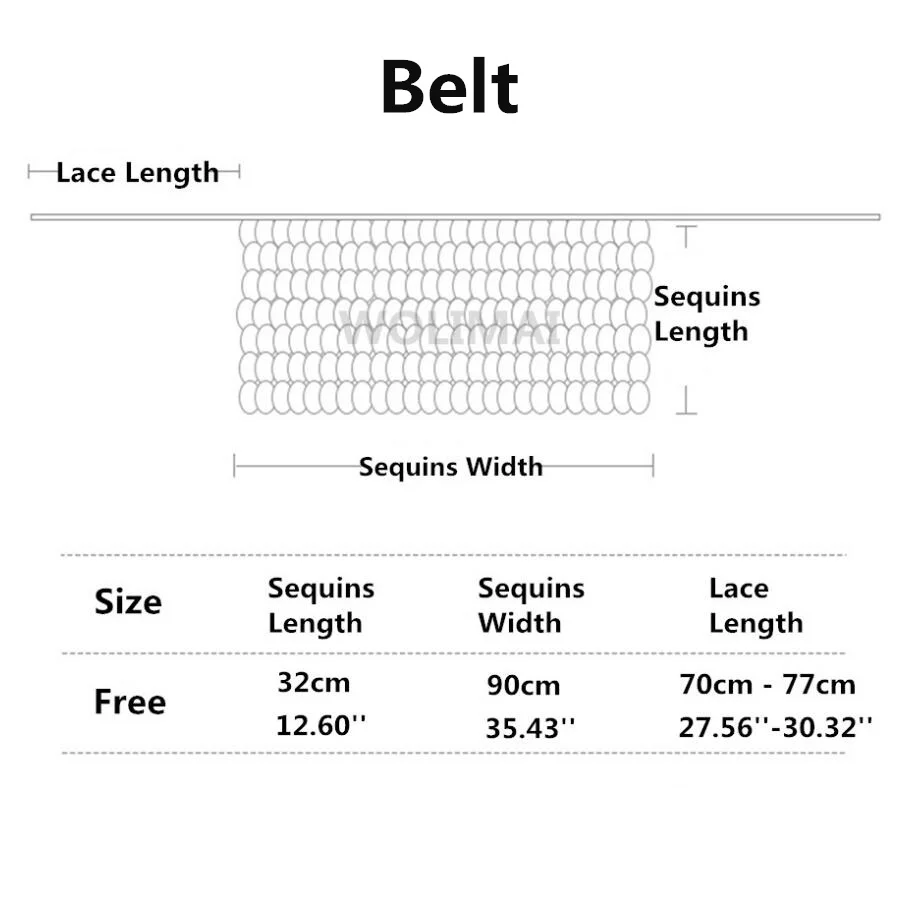 Hip Scarf Belly Dance Belt Sequins Waist Chain for Bellydance Accessories Practice Wear Shinning Women Short Wrap Skirt Oriental