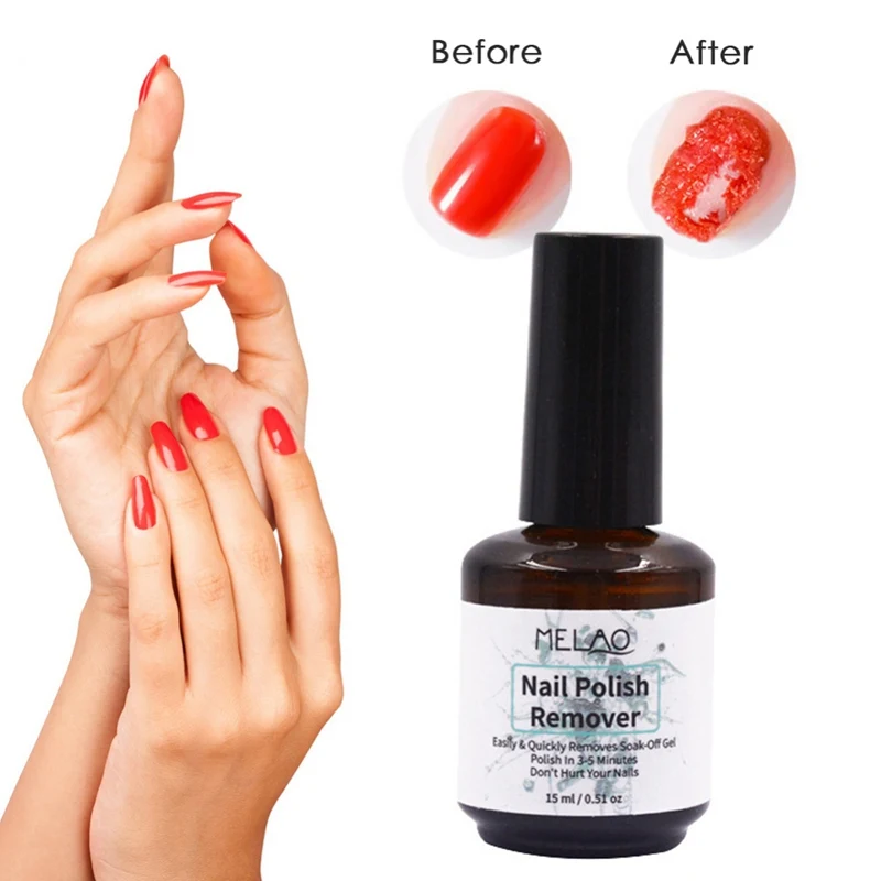 15ml Magic UV LED Gel Nail Polish Burst Remover Gel to Remove Soak Off Gel Polish Nail Solution Cleaner Gel Wholesale