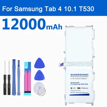 

EB-BT530FBC 12000mAh Tablet PC Battery For Samsung GALAXY Tab 4 SM T530 T531 T535 Replacement Lithium Polymer Batteries